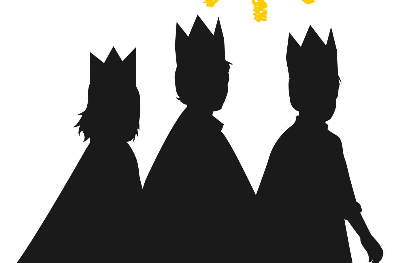 Aktion Dreikönigssingen, Sternsinger Silhuette