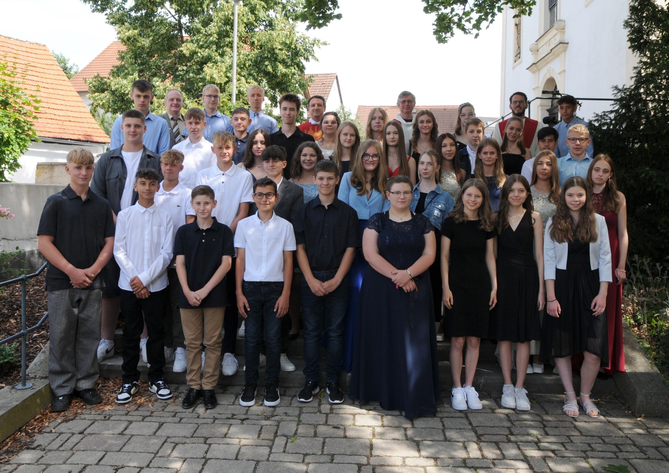 Firmung 2023 Oberhaid Gruppenfoto