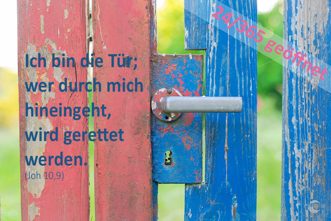 24/365 geöffnet - Mutmachbotschaft