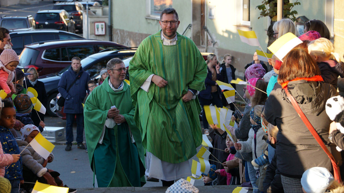 Einführung Pfarrer Schürrer und Pfarrvikar Janek Oktober 2021