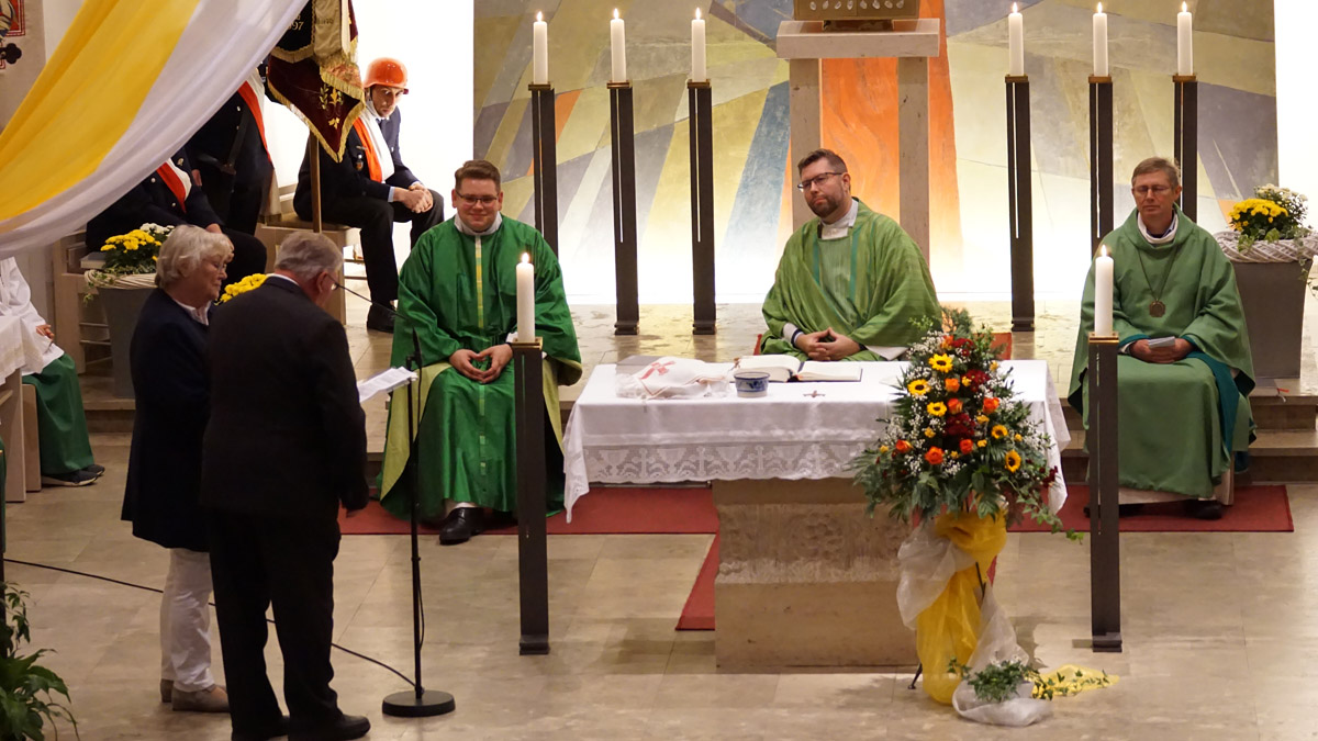 Einführung Pfarrer Schürrer und Pfarrvikar Janek Oktober 2021