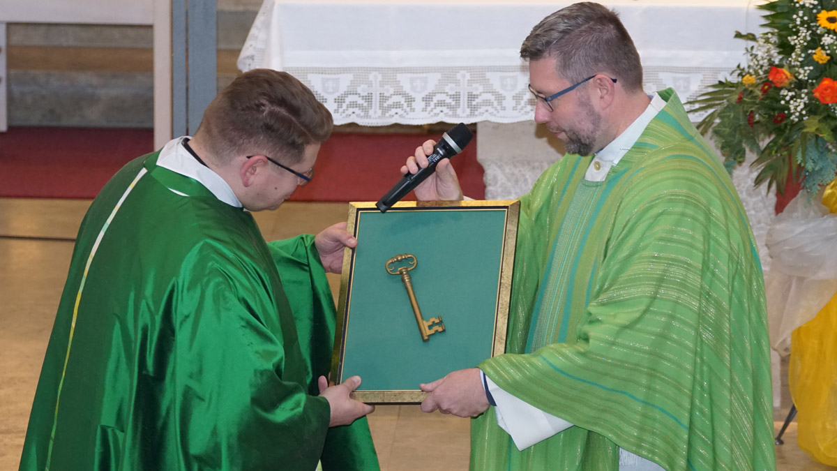 Einführung Pfarrer Schürrer und Pfarrvikar Janek Oktober 2021