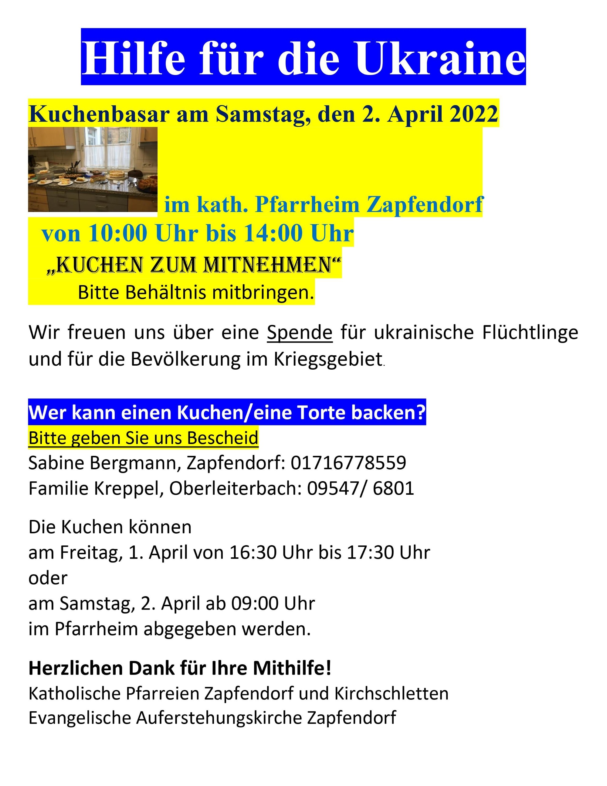 Hilfe für die Ukraine