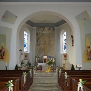 Innenaufnahme der Pfarrkirche in Zapfendorf