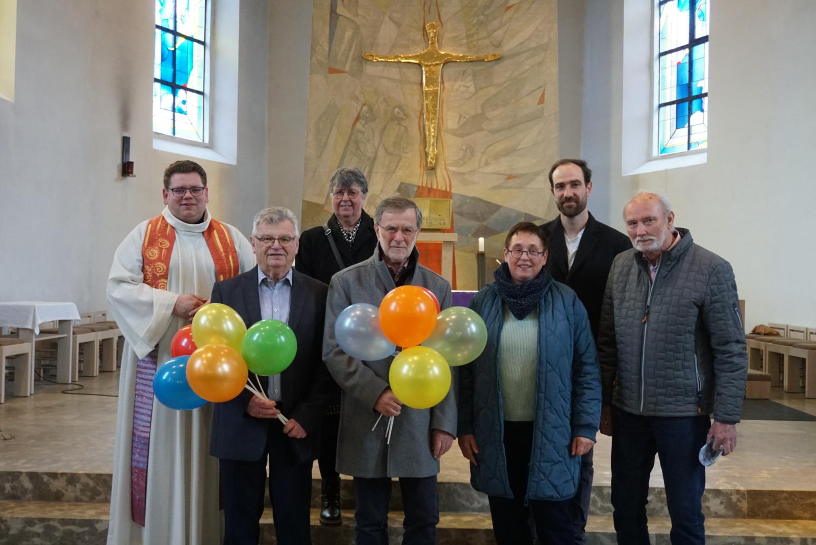 Verabschiedung Josef Martin und Rudi Helmreich