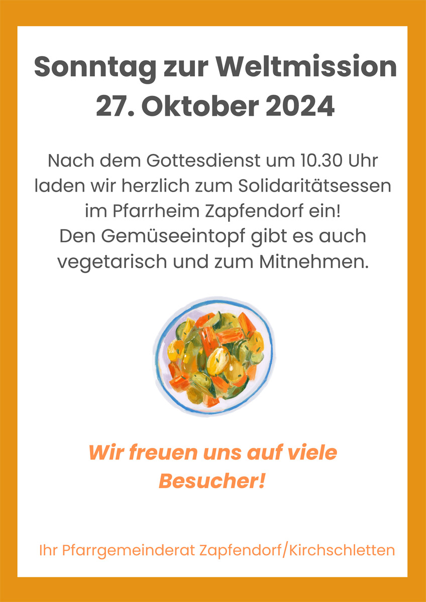 Weltmissionssonntag 2024