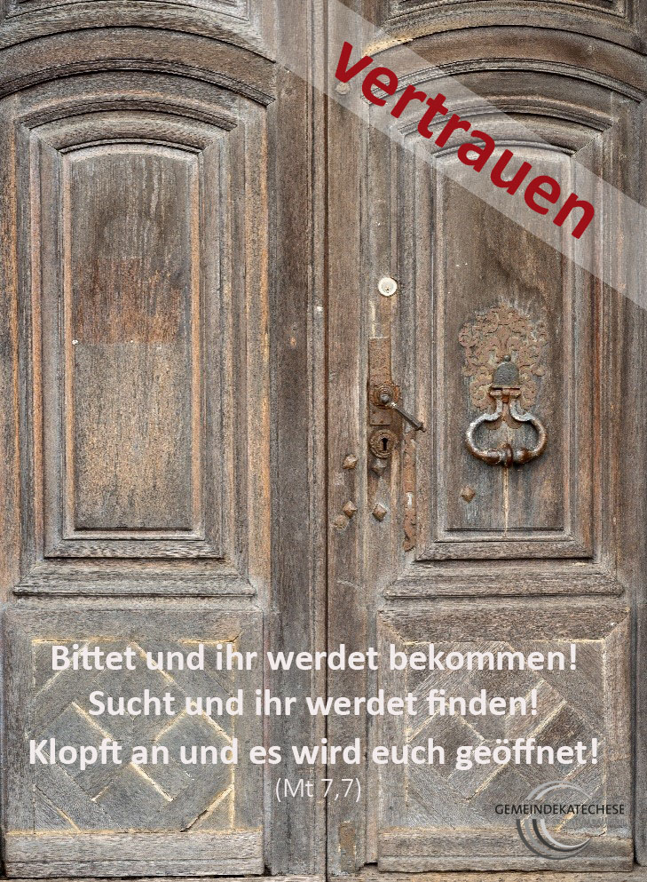 vertrauen Mutmachbotschaft